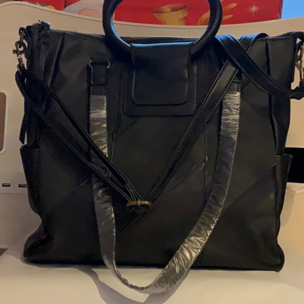 Stylish Black Tote Bag